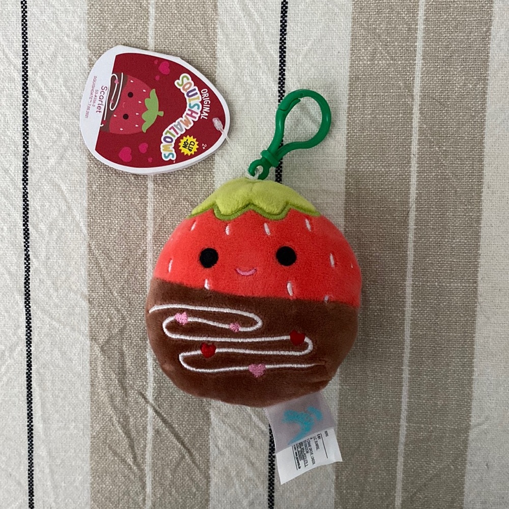 Scarlet the Chocolate Covered Strawberry Clip-On 3.5”
